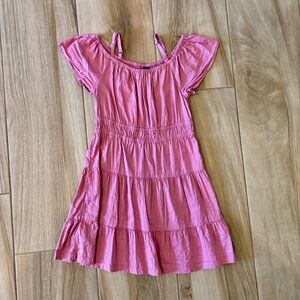Old Navy Pink Tiered Kids Dress